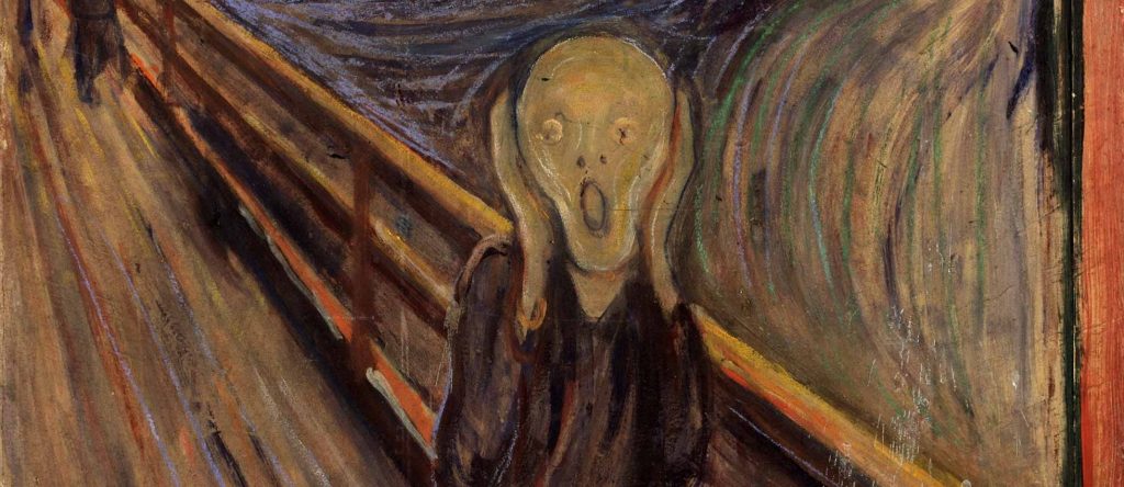 El grito (Skrik) de Edvard Munch