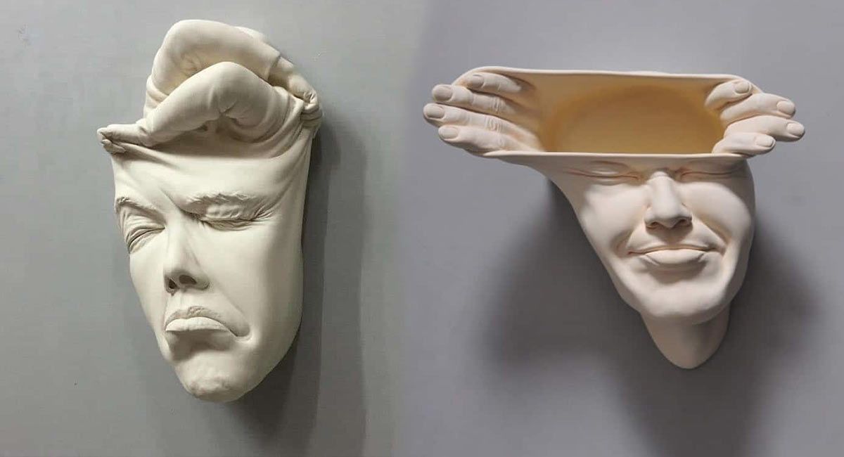 Artista crea esculturas surrealistas que distorsionan la realidad