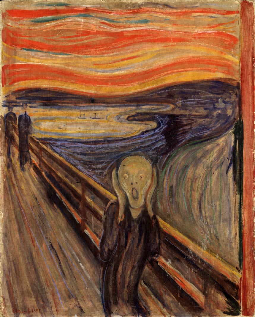Pintura El Grito (Skrik) de Edvard Munch