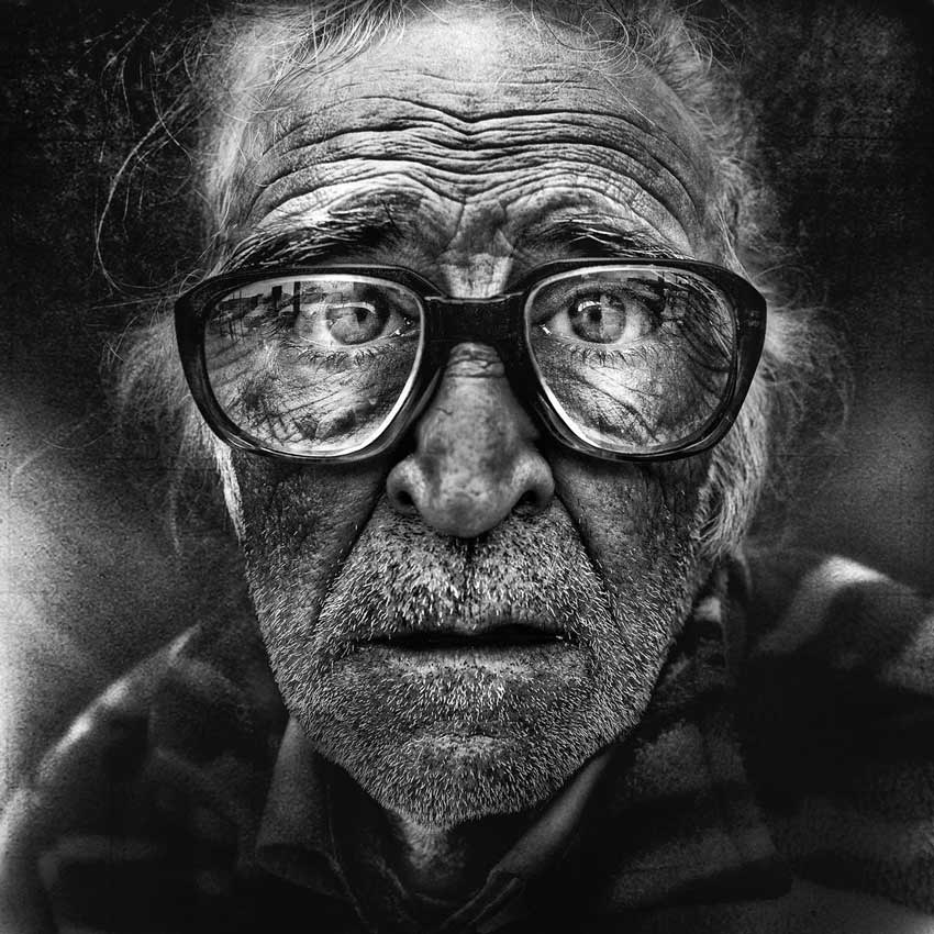 Fotógrafo: Lee Jeffries. Fotografía Blanco y Negro.