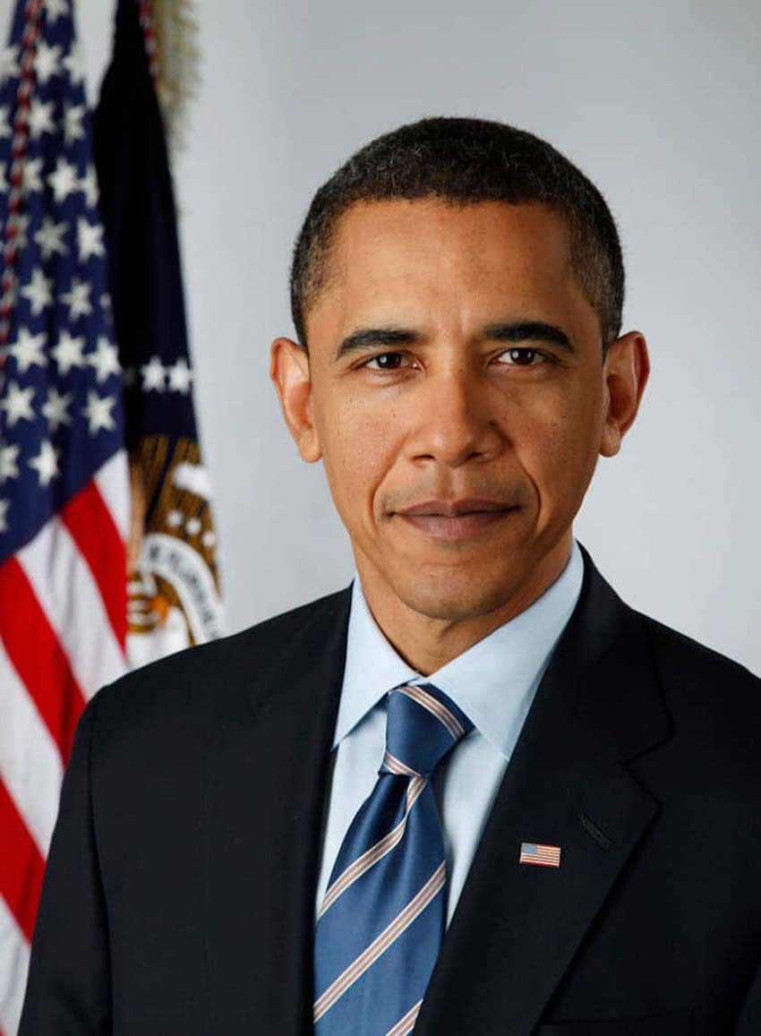 En la foto Barack Obama